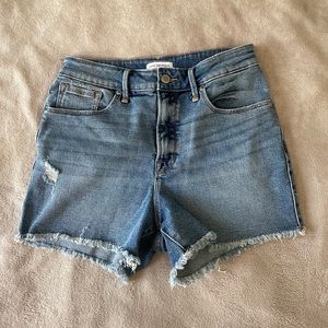 Good American shorts! Like new! Indigo blue, size 8.